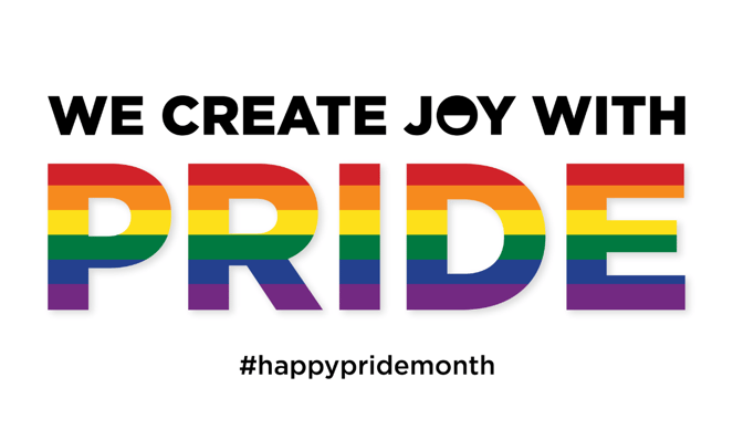 We create JOY with Pride! #happypridemonth